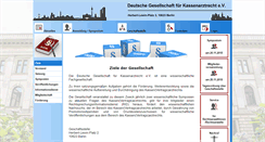 Desktop Screenshot of dg-kassenarztrecht.de